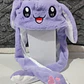 GORRO DE PELUCHE CON  OREJITAS MOVIBLES Y LUZ LED MOD#6601 (LOS TONOS Y EL DISEÑO PUEDEN VARIAR) - Miniatura 24