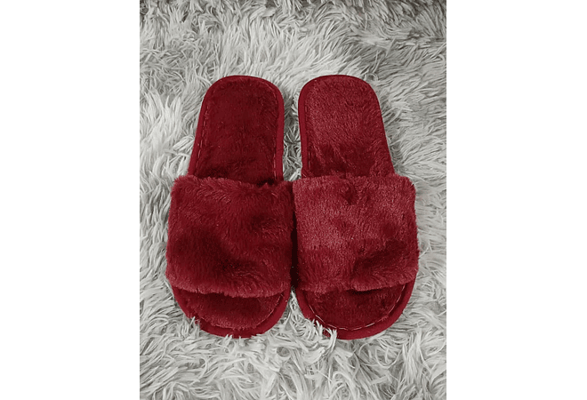 PANTUFLAS JUVENIL DE PELUCHE MOD# 101