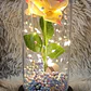 ROSA ETERNA GRANDE CON PAREJAS DE PORCELANA Y LUZ LED CÁLIDA MOD# YK149 REINGRESO - Miniatura 4