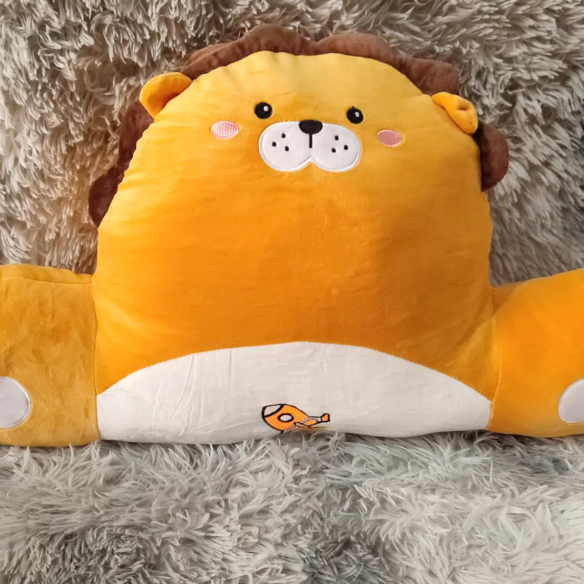 ALMOHADA PARA ESPALDA ANIMALITOS + FRAZADA MODELO #309 6