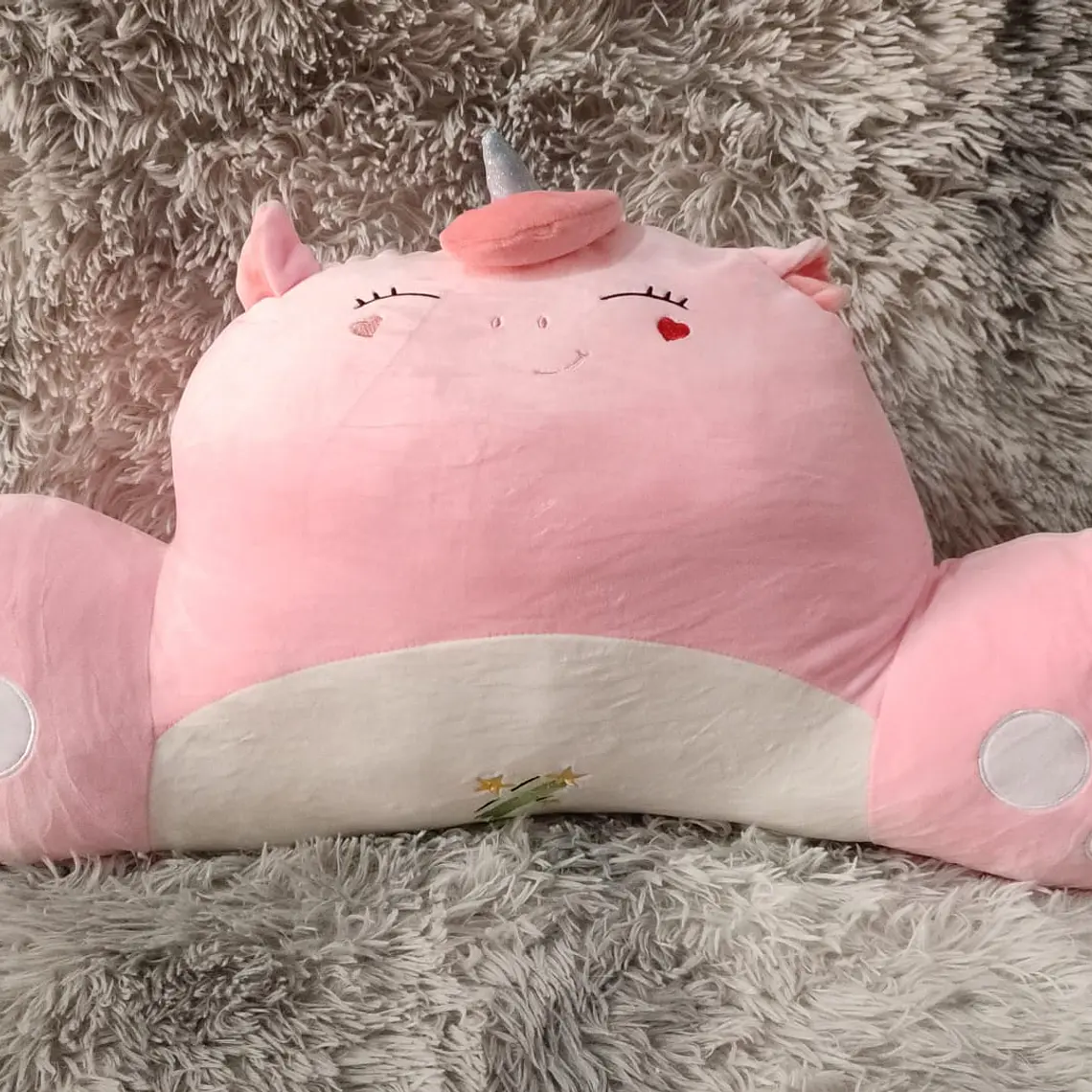 ALMOHADA PARA ESPALDA ANIMALITOS + FRAZADA MODELO #309 4
