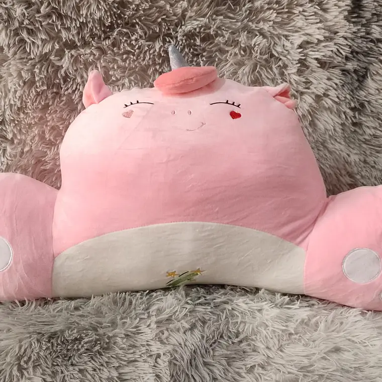 ALMOHADA PARA ESPALDA ANIMALITOS + FRAZADA MODELO #309 4