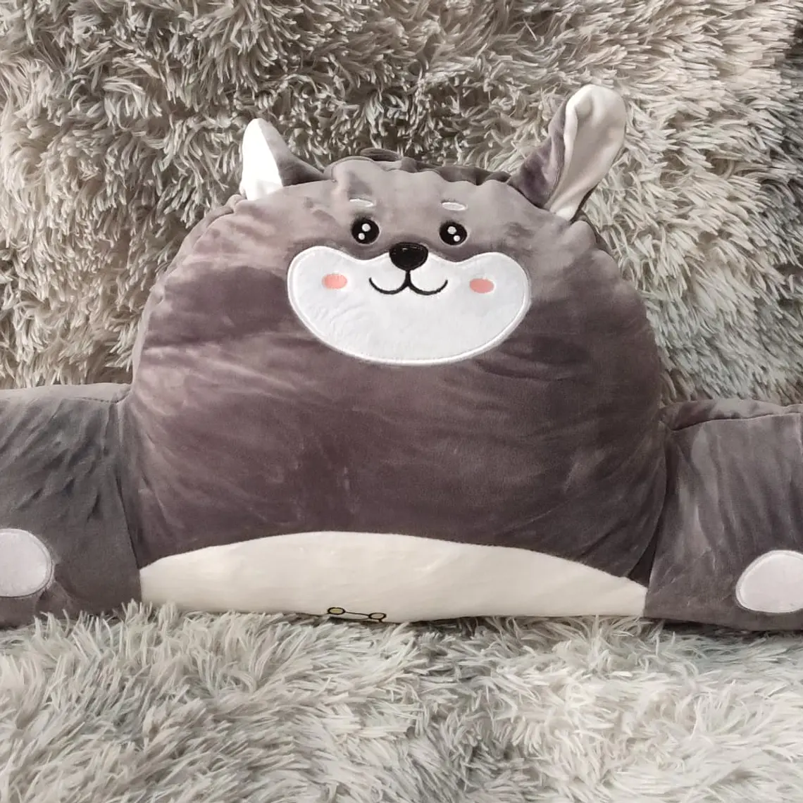 ALMOHADA PARA ESPALDA ANIMALITOS + FRAZADA MODELO #309 3