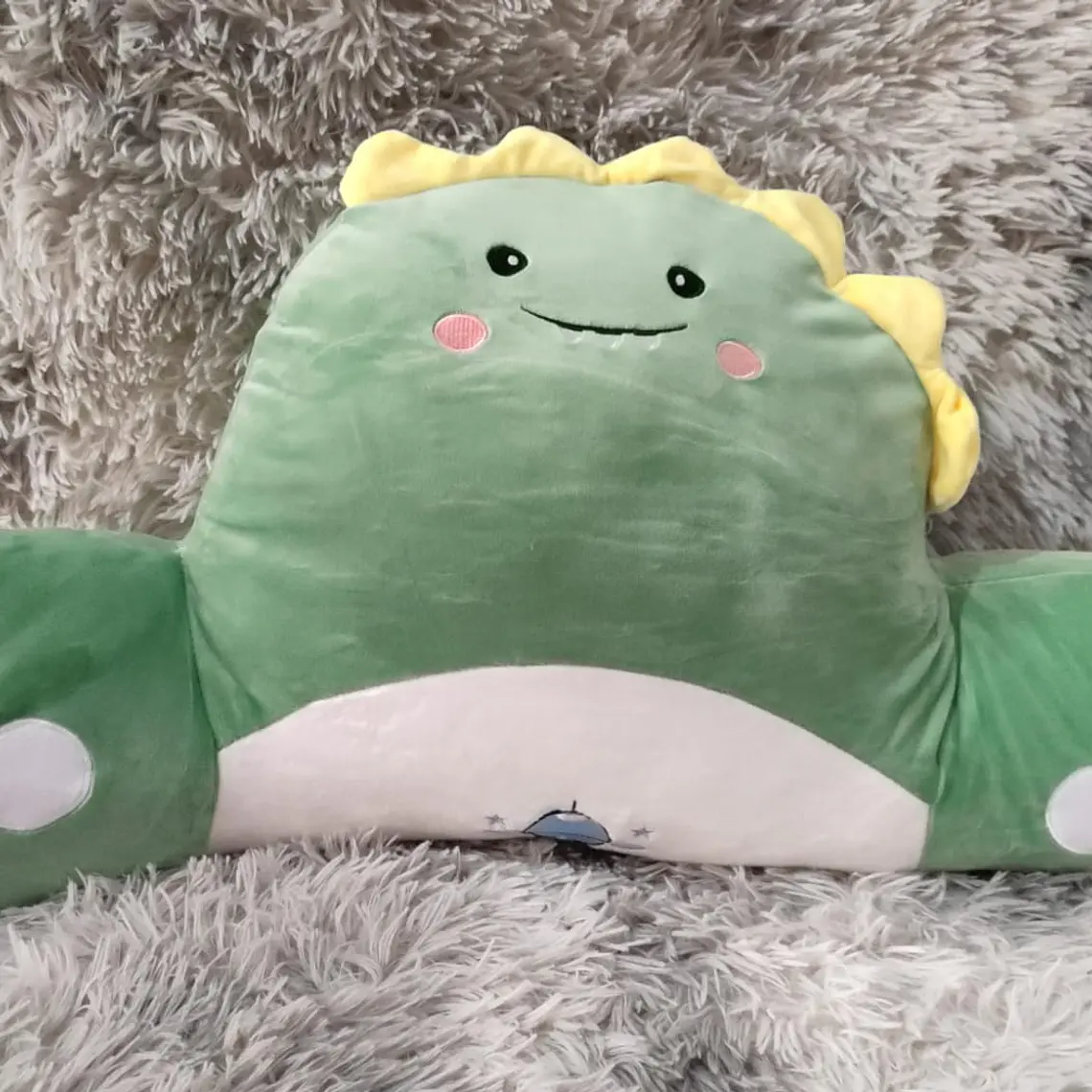 ALMOHADA PARA ESPALDA ANIMALITOS + FRAZADA MODELO #309 2