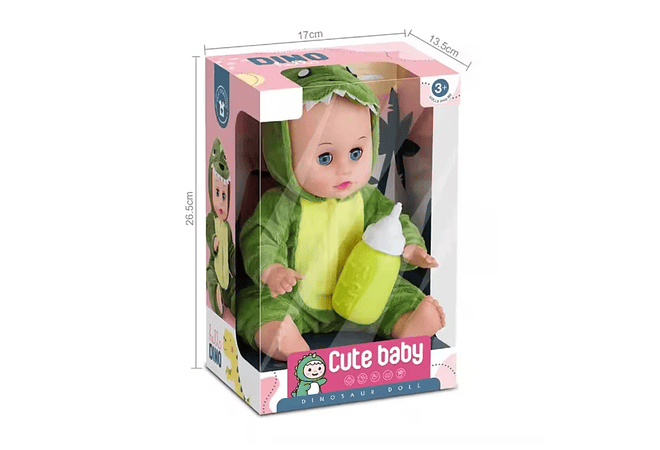 🦖DINO BEBÉ CON SONIDO MOD# BB-78950W🦕 ( REINGRESO B)