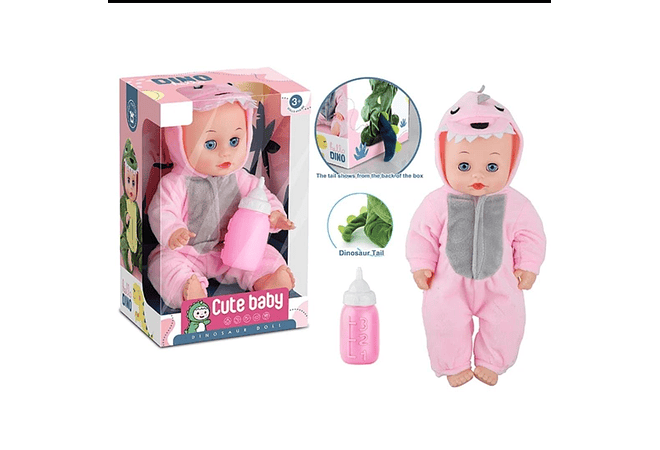 🦖DINO BEBÉ CON SONIDO MOD# BB-78950W🦕 ( REINGRESO B)