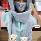 🧣 GORRO OREJITAS CON BUFANDA PARA ADULTO MOD# 10585-3🧣 - Miniatura 2