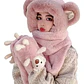 🧣 GORRO OREJITAS CON BUFANDA PARA ADULTO MOD# 10585-3🧣 - Miniatura 8