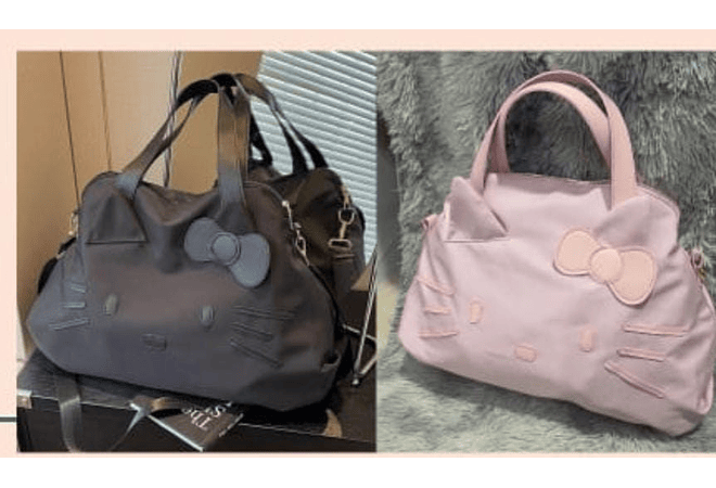 BOLSO DE MANO DISEÑO HELLO KITTY MOD# BKK1