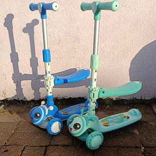 PATIN SCOOTER DISEÑO ORUGA CON LUZ Y SONIDO MOD# 6665