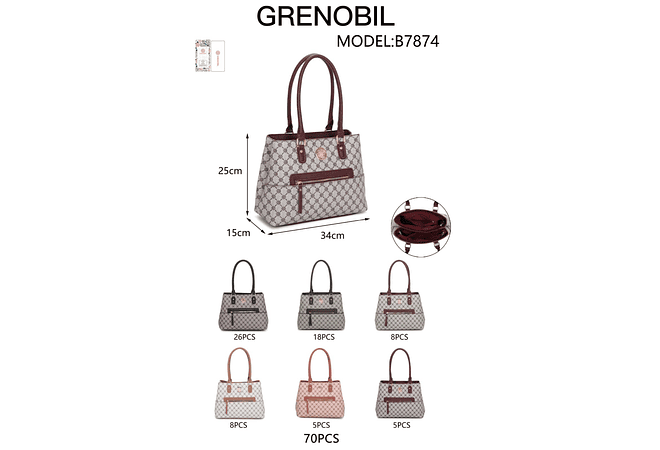 BOLSO GRENOBIL PARA DAMA MOD# B7874