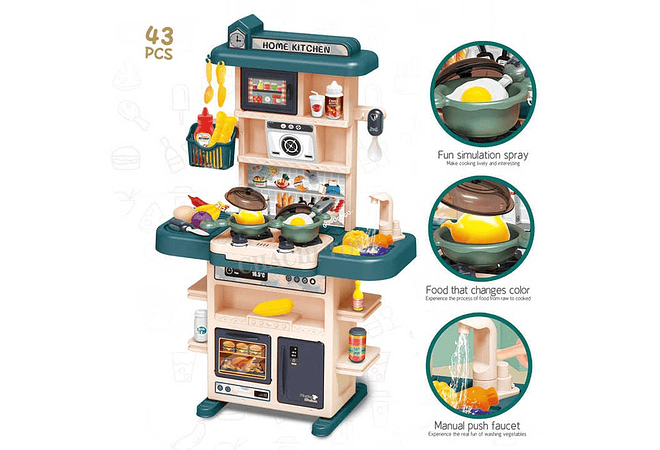 KITCHEN CHEF CON SONIDO Y LUZ NUEVO MODELO # L666-64 Y 64A