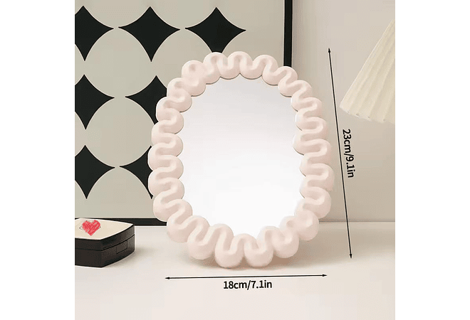 ESPEJO OVALADO CON ESPIRAL MOD# 995