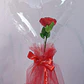 🌹 *GLOBO EN FORMA DE CORAZON CON ROSA Y LUZ LED MOD# FL203*🩷 - Miniatura 4