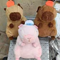 MOCHILA PELUCHE CAPYBARA CON FRUTA MOD# B-105 REINGRESO - Miniatura 3