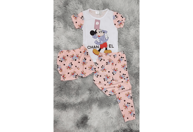 PIJAMA DE 3 PIEZAS INFANTIL PERSONAJES MOD# ASKI3215