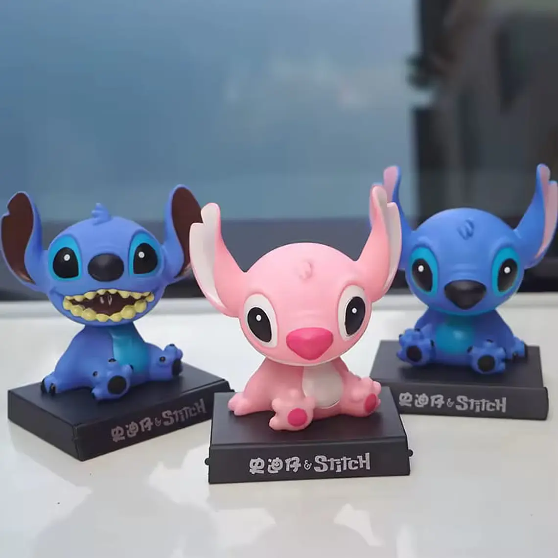  Stitch FIGURAS SANRIO Y CARICATURAS, AGITADOR DE CABEZA Y SOPORTE MOD# PVC75 1