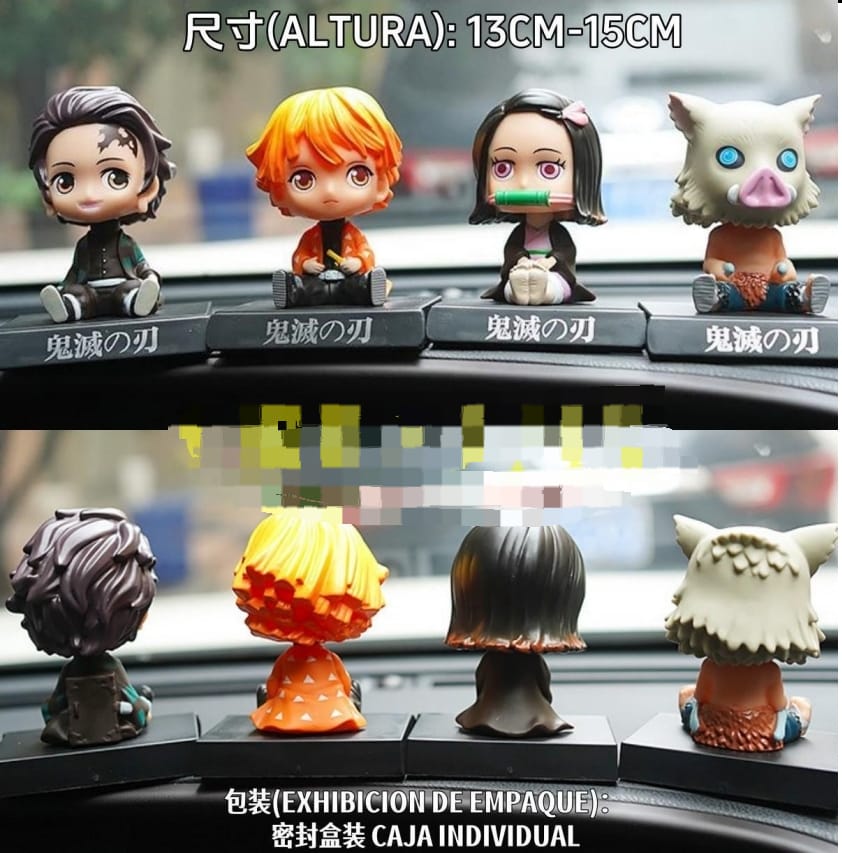 FIGURAS ANIME, AGITADOR DE CABEZA Y SOPORTE MOD# PVC75