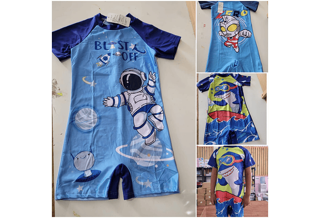 TRAJE DE BAÑO INFANTIL PARA NIÑO MOD #8905-2- COPIAR