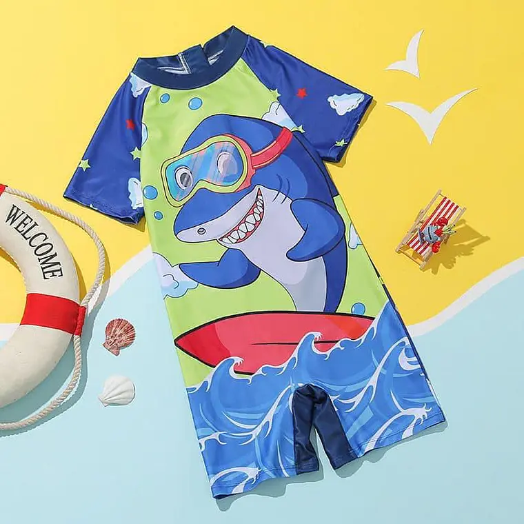 TRAJE DE BAÑO INFANTIL PARA NIÑO MOD #8905-2- COPIAR 2