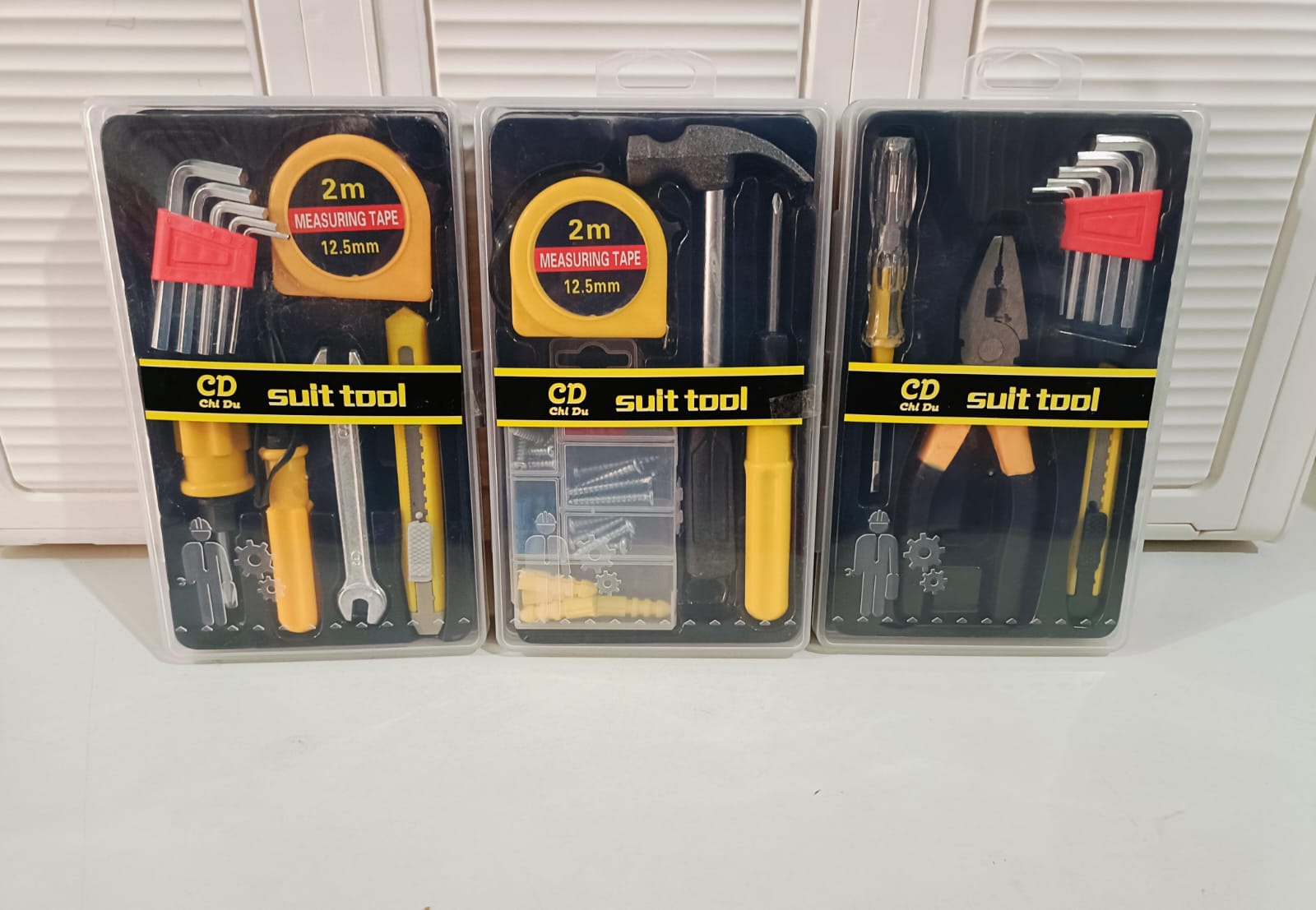 KIT DE HERRAMIENTAS VARIOS DISEÑOS