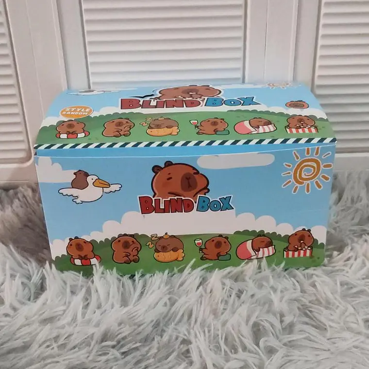 HUEVO DISEÑO CAPYBARA/ CAJITA SORPRESA MOD# KPBL006-1 5