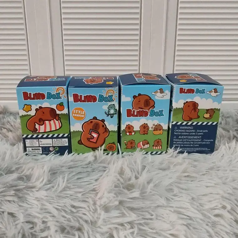 HUEVO DISEÑO CAPYBARA/ CAJITA SORPRESA MOD# KPBL006-1 6
