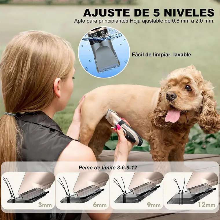  SET MAQUINA RASURADORA PARA MASCOTAS MOD# BH- 21248  5