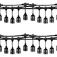 💡 EXTENSION 10MTS CON 20 SOCKET PARA FOCOS NO INCLUIDOS MOD# XLJ-092 (BOLSA DE NAILO) - Miniatura 3