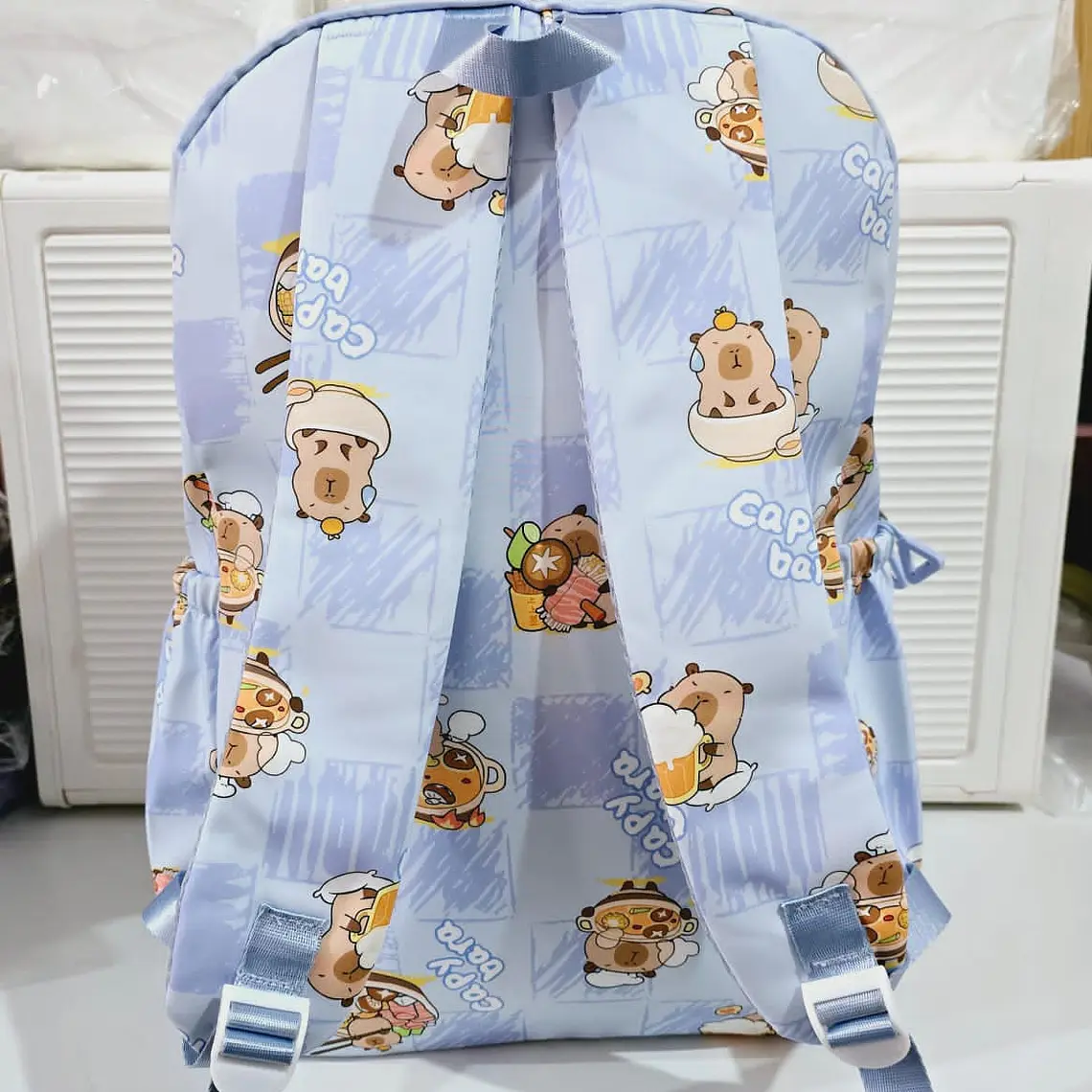 MOCHILA CAPYBARA CUADROS  MOD# WKS-24V05 2