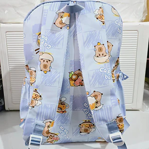 MOCHILA CAPYBARA CUADROS  MOD# WKS-24V05