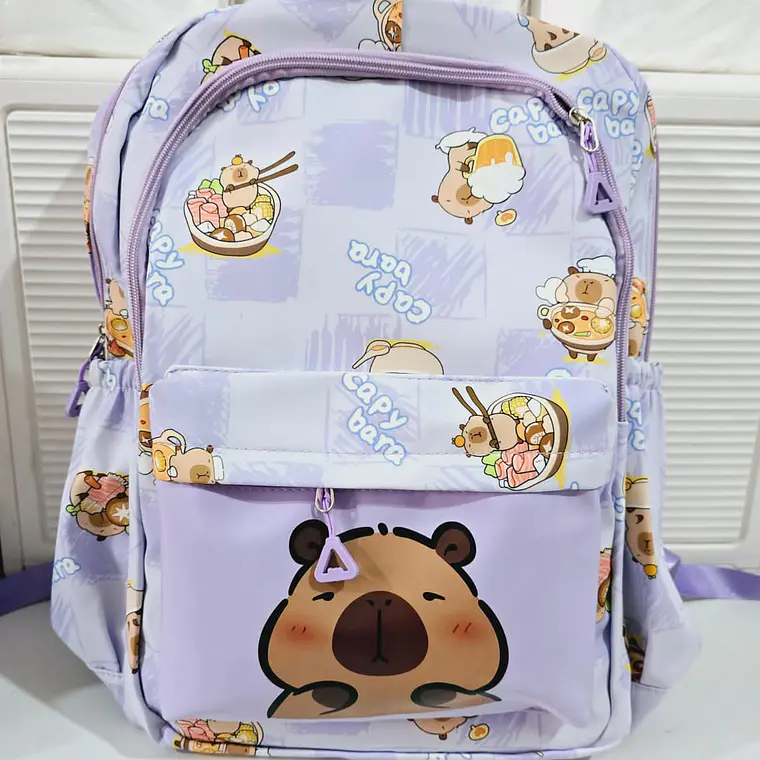 MOCHILA CAPYBARA CUADROS  MOD# WKS-24V05 4