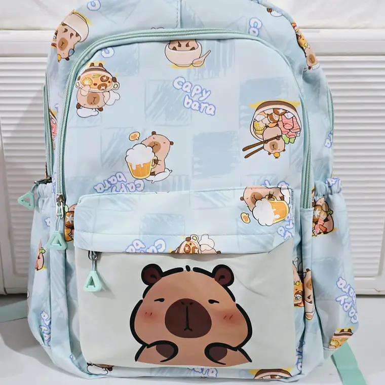 MOCHILA CAPYBARA CUADROS  MOD# WKS-24V05 7