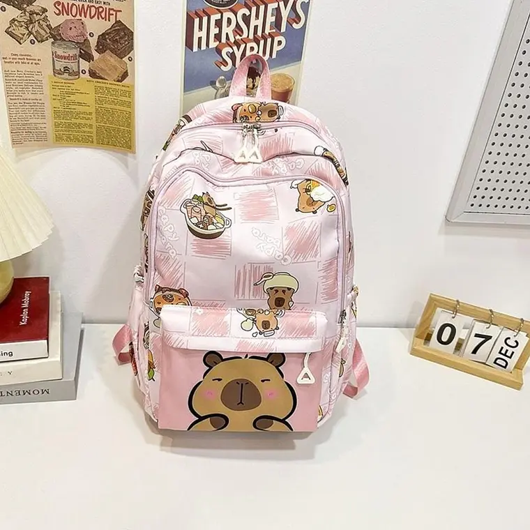MOCHILA CAPYBARA CUADROS  MOD# WKS-24V05 9