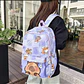 MOCHILA CAPYBARA CUADROS  MOD# WKS-24V05 - Miniatura 11