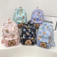 MOCHILA CAPYBARA CUADROS  MOD# WKS-24V05 - Miniatura 1
