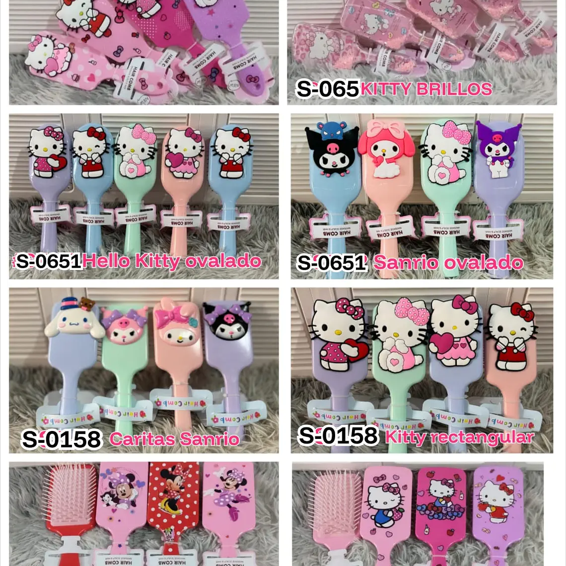 CEPILLO PARA CABELLO PERSONAJES MOD# 1