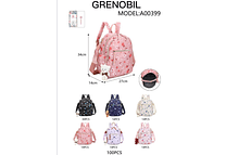 MOCHILA GRENOBIL FLORES MOD# A00399