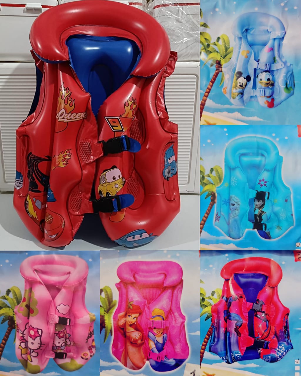 CHALECO SALVAVIDAS  PARA NIÑOS MOD# ZJ- 990786/990787 (2 AÑOS A 6 AÑOS APROX)