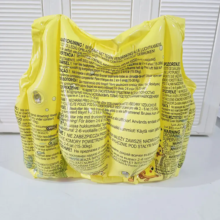 CHALECO  SALVAVIDAS AMARILLO MOD# 32207 🛟 4