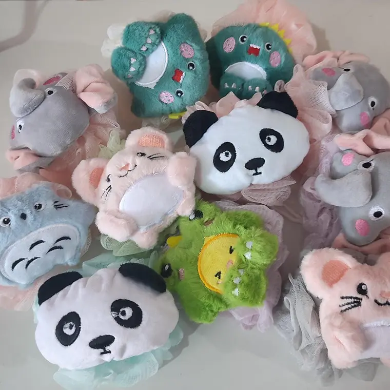  ESPONJITAS PARA DUCHA DISEÑO ANIMALITOS (AL AZAR) 6