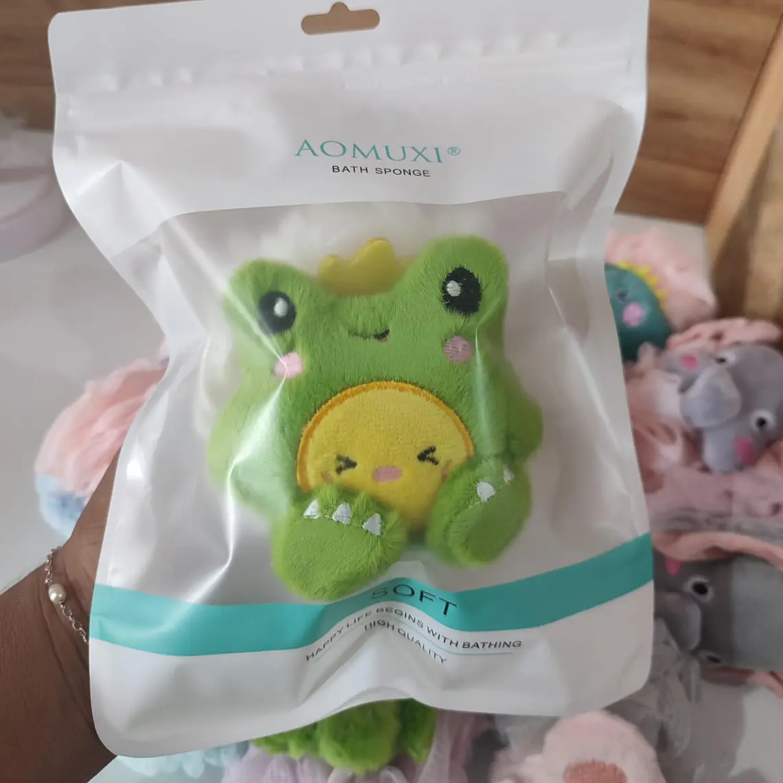  ESPONJITAS PARA DUCHA DISEÑO ANIMALITOS (AL AZAR) 8