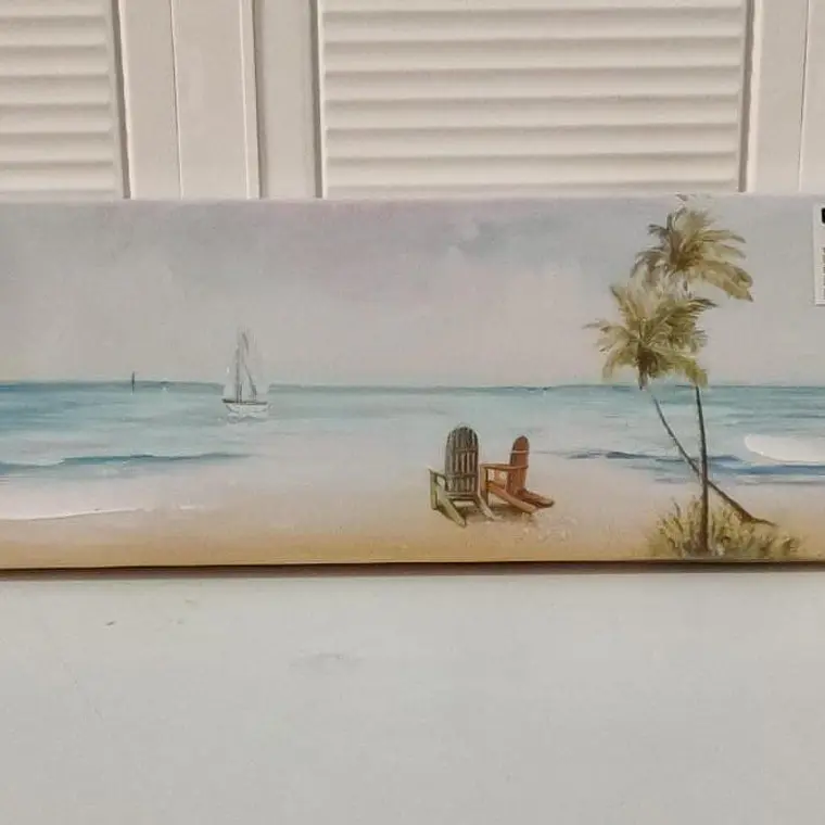 CUADRO DE PINTURA VARIOS DISEÑOS TERRAZA/MAR 4