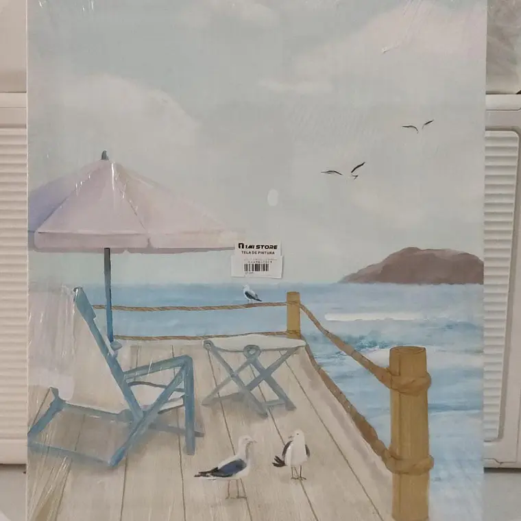 CUADRO DE PINTURA VARIOS DISEÑOS TERRAZA/MAR 3