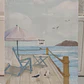 CUADRO DE PINTURA VARIOS DISEÑOS TERRAZA/MAR - Miniatura 3