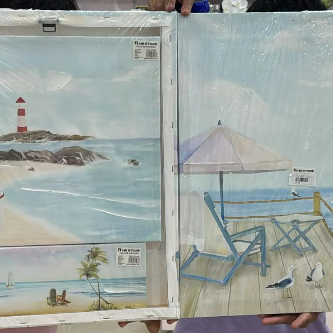 CUADRO DE PINTURA VARIOS DISEÑOS TERRAZA/MAR 1