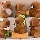 PELUCHE CAPIBARA CON FRAZADA #330 O #019 - Miniatura 1