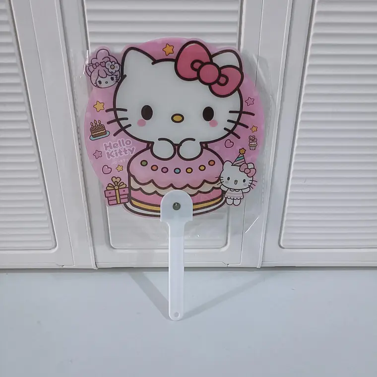 1 ABANICO REDONDO LISO SANRIO MOD #S/N 7