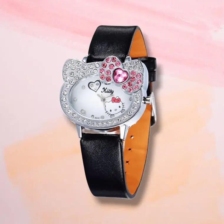RELOJ PARA DAMA O NIÑA HELLO KITTY 12