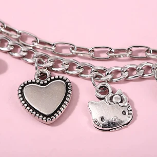 PAQ. 4 PULSERAS HELLO KITTY